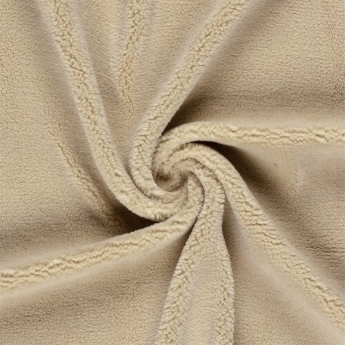 Bouclé Mantelstoff Kuschel *Marie * Uni - hellbeige