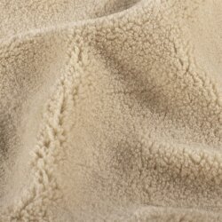 Bouclé Mantelstoff Kuschel *Marie * Uni - hellbeige