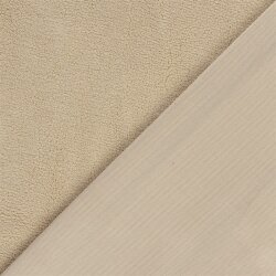 Bouclé Mantelstoff Kuschel *Marie * Uni - hellbeige