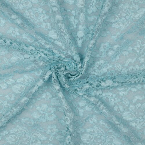 Spitzenstoff *Carmen* - hellblau