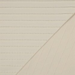 Baumwolljersey Rüschen - natur