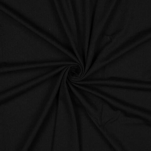 Baumwolljersey 100% Organic - schwarz