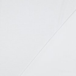 Baumwolljersey 100% Organic - weiß