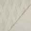 Teddystoff geflochtene Rauten - creme