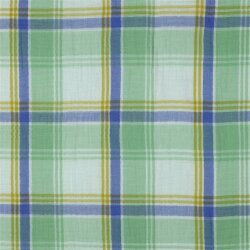 Musselin XL Kariert - grün