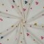 Baumwollvoile Bestickt bunte Blumen - pink