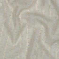 Leinen Jacquard Streifen - beige