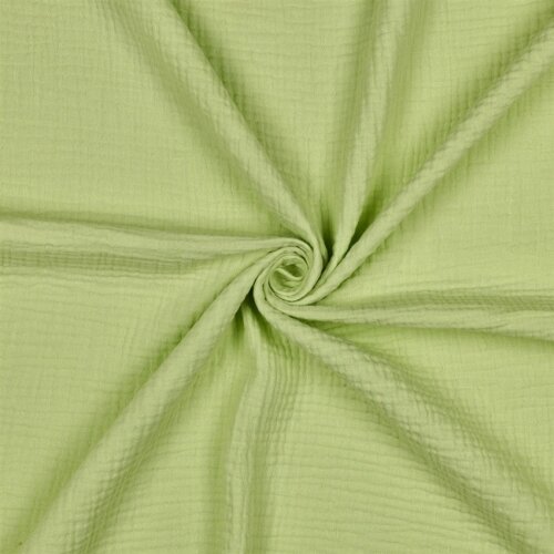 Musselin Uni *Gerda* BIO~Organic - hellkiwi