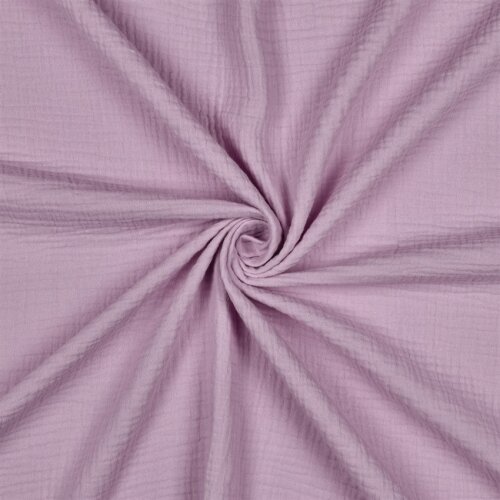 Musselin Uni *Gerda* BIO~Organic - hellmauve