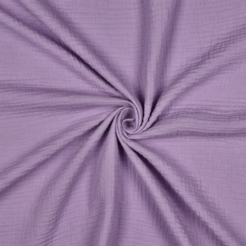 Musselin Uni *Gerda* BIO~Organic - dunkelmauve