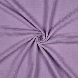Musselin Uni *Gerda* BIO~Organic - dunkelmauve
