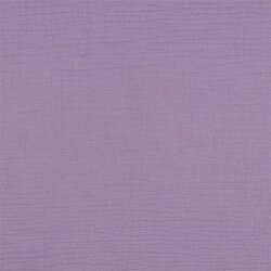 Musselin Uni *Gerda* BIO~Organic - dunkelmauve