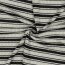 Jacquard Strickstoff Gestreift - schwarz