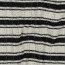 Jacquard Strickstoff Gestreift - schwarz