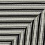 Jacquard Strickstoff Gestreift - schwarz