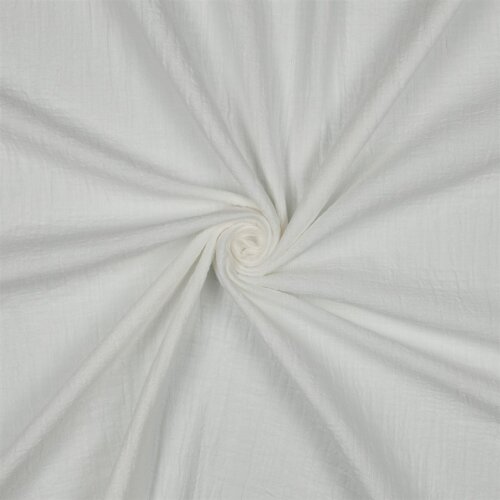 Musselin Slub - altweiß