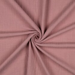 Musselin Slub - antikpink