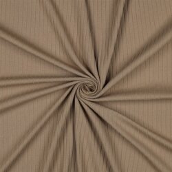 Rippenjersey BIG - kaltbraun