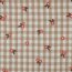 Musselin Kariert Bestickt Blumen - beige