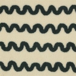 Teddystoff Wellen - creme/oliv