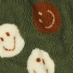 Teddystoff Smiley - dunkeloliv/rost