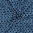 Viskose 100% Wellenmuster - schattenblau