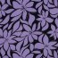 Viskose 100% Blüten - dunkelblau/helllila