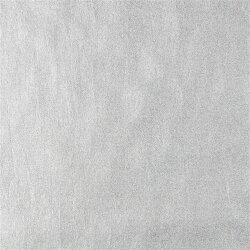Baumwollstoff Metallic - silber