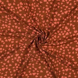 Viskose Lenzing 100% EcoVera™ Herzregen - karamell