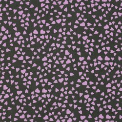 Viskose Lenzing 100% EcoVera™ Herzregen - dunkeloliv