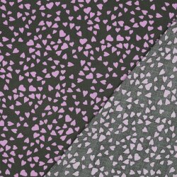 Viskose Lenzing 100% EcoVera™ Herzregen - dunkeloliv