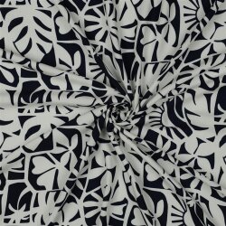 Viskose Lenzing 100% EcoVera™ Geometrische Blumen -...