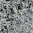 Viskose Lenzing 100% EcoVera™ Geometrische Blumen - dunkelblau