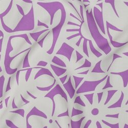 Viskose Lenzing 100% EcoVera™ Geometrische Blumen -...