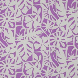 Viskose Lenzing 100% EcoVera™ Geometrische Blumen - helllila