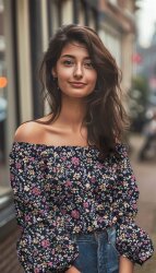 Baumwollpopeline Blümchen - weiß