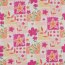 Baumwollpopeline Digital Blumenpatchwork - aprikose