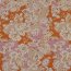Viskosesatin Digital Blätterdruck - altorange