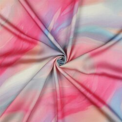 Viskosesatin Digital Batik - pink