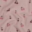 Musselin rote Kirschen - altantikpink