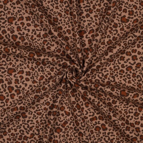 Rippenjersey Leo - beige