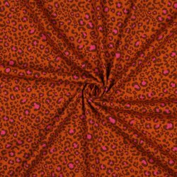 Rippenjersey Leo - orange
