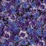 Baumwolljersey Digital Blumen - dunkelblau