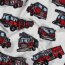 Baumwolljersey Digitall Feuerwehrfahrzeuge - altweiß