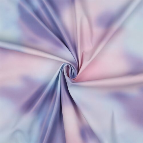 Regenjackenstoff Soft Batik - lila