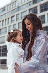 Regenjackenstoff Soft Batik - lila