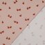 Baumwolljersey Bio~Organic Orangen - perlrosa