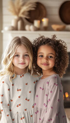 Baumwolljersey Bio~Organic Orangen - weiß