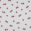 Baumwolljersey Bio~Organic Erdbeeren - weiß