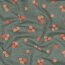 Baumwolljersey Mini Blumenstrauß - salbei meliert